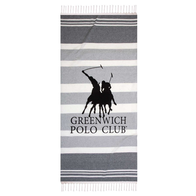 GREENWICH POLO CLUB ΠΕΤΣΕΤΑ-ΠΑΡΕΟ 80Χ170 3841 ΓΚΡΙ