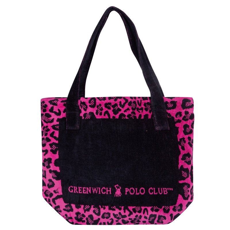 GREENWICH POLO CLUB ΤΣΑΝΤΑ ΘΑΛΑΣΣΗΣ 55Χ40 3863 BLACK, FUSCHIA