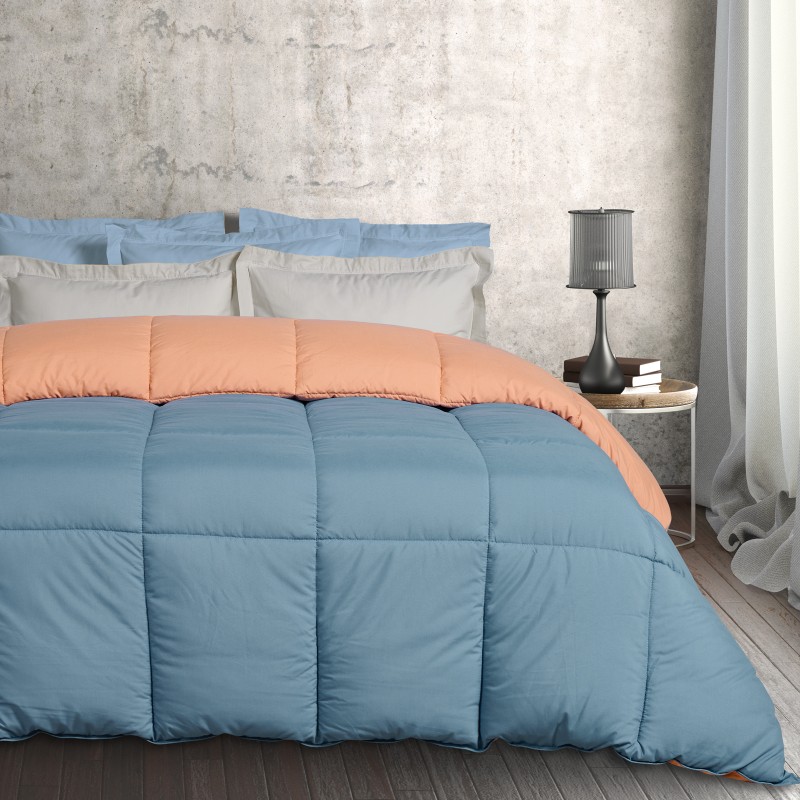 DAS HOME ΠΑΠΛΩΜΑ ΥΠΕΡΔΙΠΛΟ HAPPY 9642 BLUE, TERRACOTTA