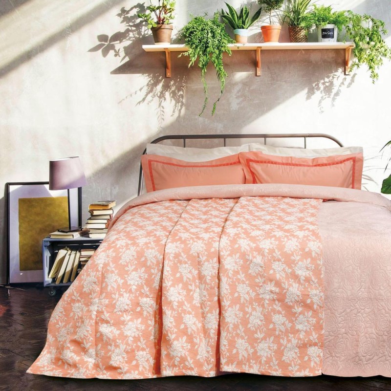 DAS HOME 413 ΚΟΥΒΕΡΤΑ JACQUARD 230Χ250 ΣΟΜΟΝ