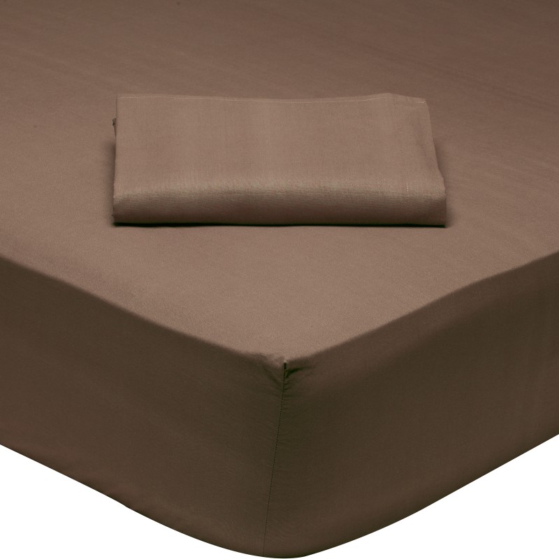 DAS HOME 1004 ΣΕΝΤΟΝΙ ΥΠΕΡΔΙΠΛΟ ΜΕ ΛΑΣΤΙΧΟ COFFEE BRONW COFFEE BROWN