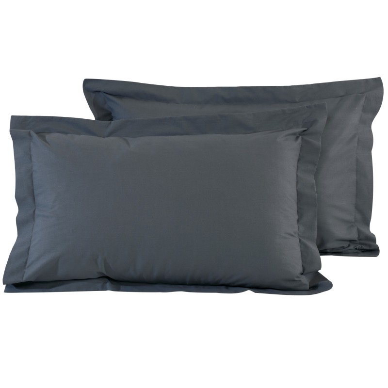 DAS HOME 1007 ΖΕΥΓΟΣ ΜΑΞΙΛΑΡΟΘΗΚΕΣ DARK GREY DARK GREY