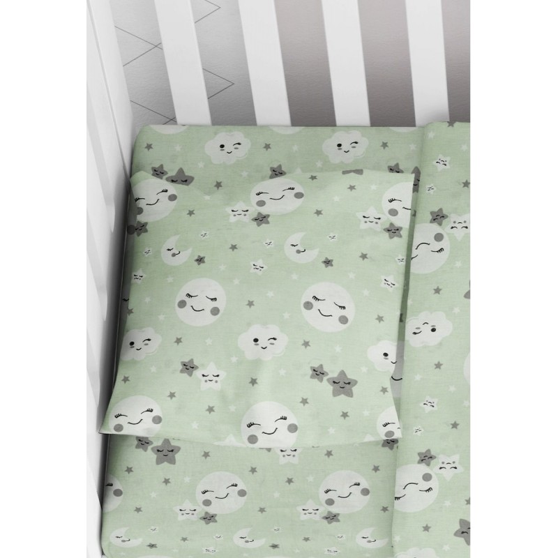 ΜΑΞΙΛΑΡΟΘΗΚΗ ΕΜΠΡΙΜΕ bebe Smile 80 35X45 Green Cotton 100%