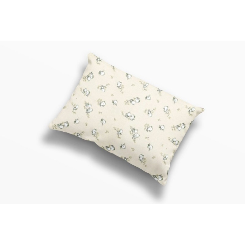 ΜΑΞΙΛΑΡΟΘΗΚΗ ΕΜΠΡΙΜΕ bebe Birds 16 35X45 Ecru Flannel cotton 100%