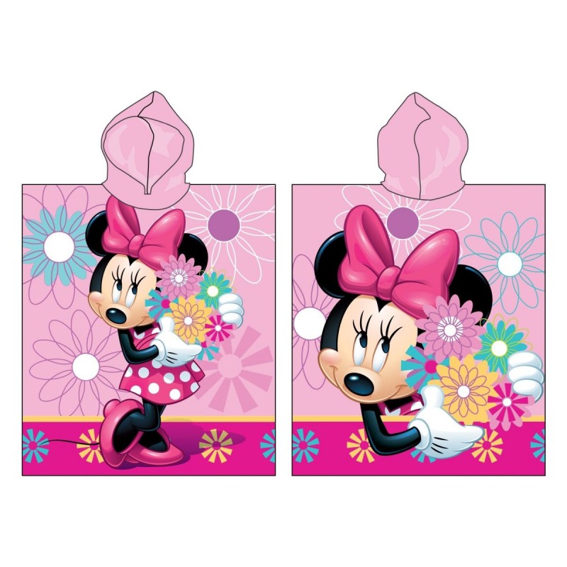 ΠΟΝΤΣΟ ΠΑΡΑΛΙΑΣ DISNEY MINNIE 09 50X115 Digital Print Cotton 100%