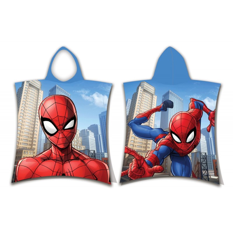 ΠΟΝΤΣΟ ΠΑΡΑΛΙΑΣ DISNEY SPIDERMAN 10 50X115 Digital Print Cotton 100%