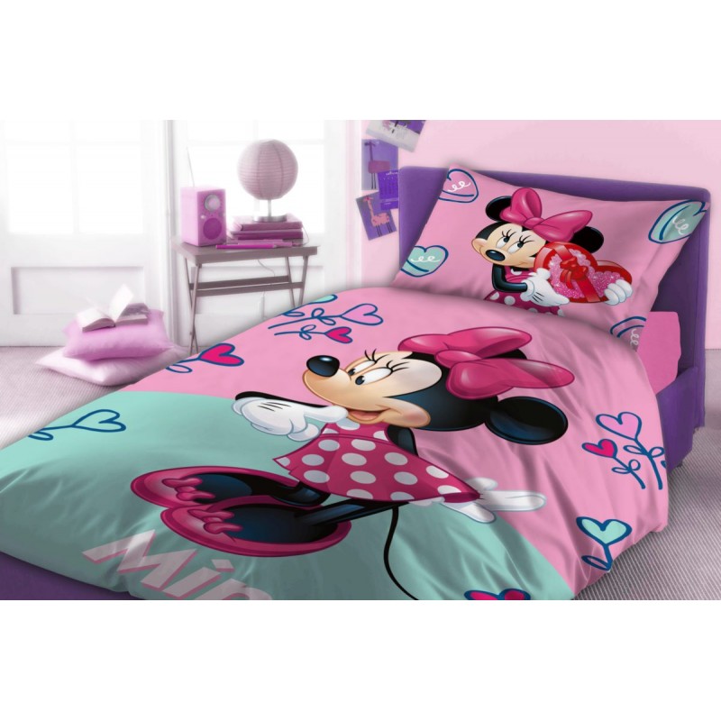 ΣΕΝΤΟΝΙΑ ΣΕΤ 3 τεμ Disney MINNIE 753 160X240 Digital Print Cotton 100%