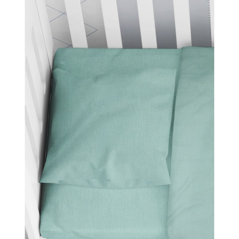 ΜΑΞΙΛΑΡΟΘΗΚΗ bebe Solid 497 35X45 Aqua Cotton 100%