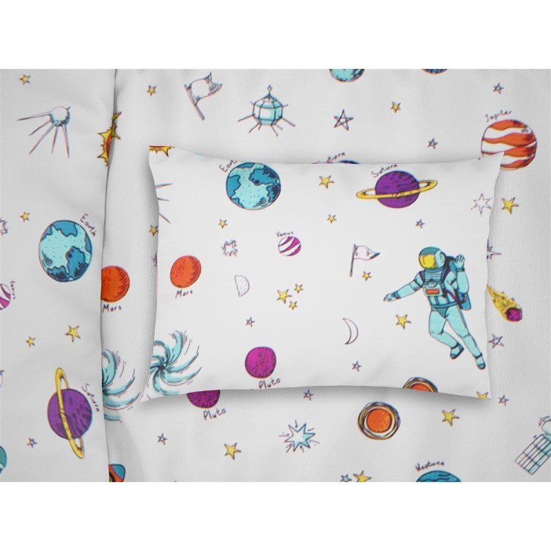 ΜΑΞΙΛΑΡΟΘΗΚΗ ΕΜΠΡΙΜΕ bebe Space 188 35X45 White Cotton 100%