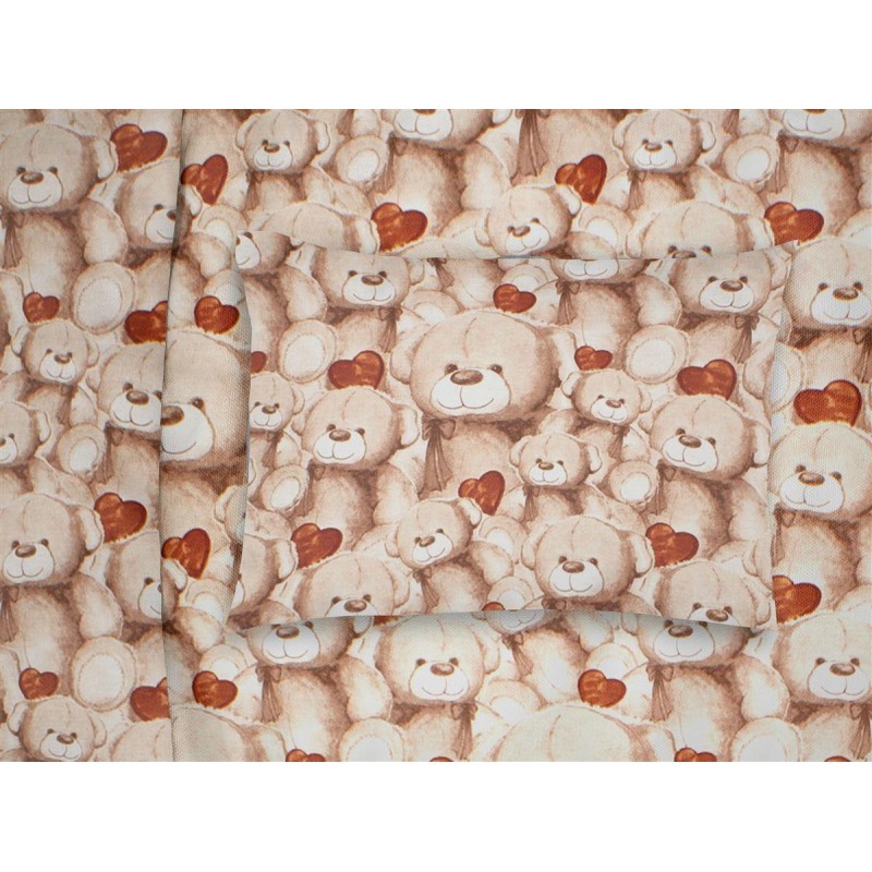 ΜΑΞΙΛΑΡΟΘΗΚΗ ΕΜΠΡΙΜΕ kids Teddy Bear 535 50X70 Beige 100% Cotton