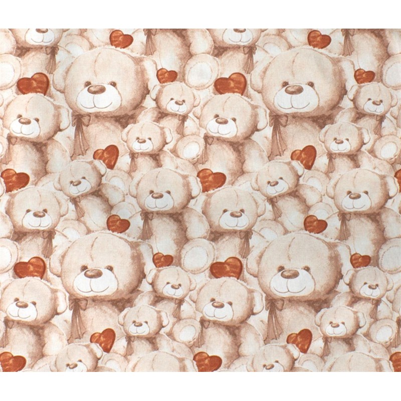 ΣΕΝΤΟΝΑΚΙ ΛΙΚΝΟΥ bebe Teddy Bear 535 80X110 Beige Cotton 100%