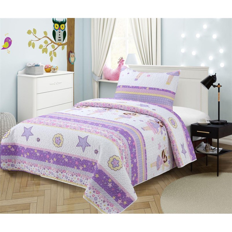 ΚΟΥΒΕΡΛΙ ΣΕΤ 2 τεμ kids ΕΜΠΡΙΜΕ 421 160X220 100% Microfiber