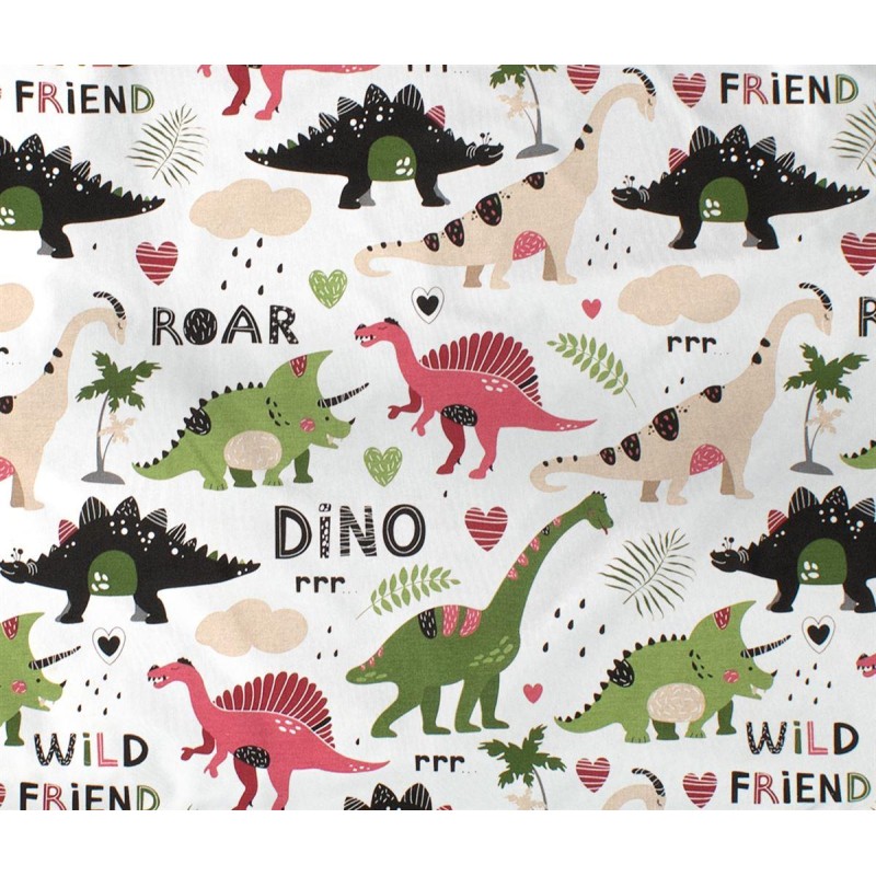 ΣΕΝΤΟΝΑΚΙ ΛΙΚΝΟΥ bebe Dinosaur 518 80X110 Multi-Colour 100% Cotton