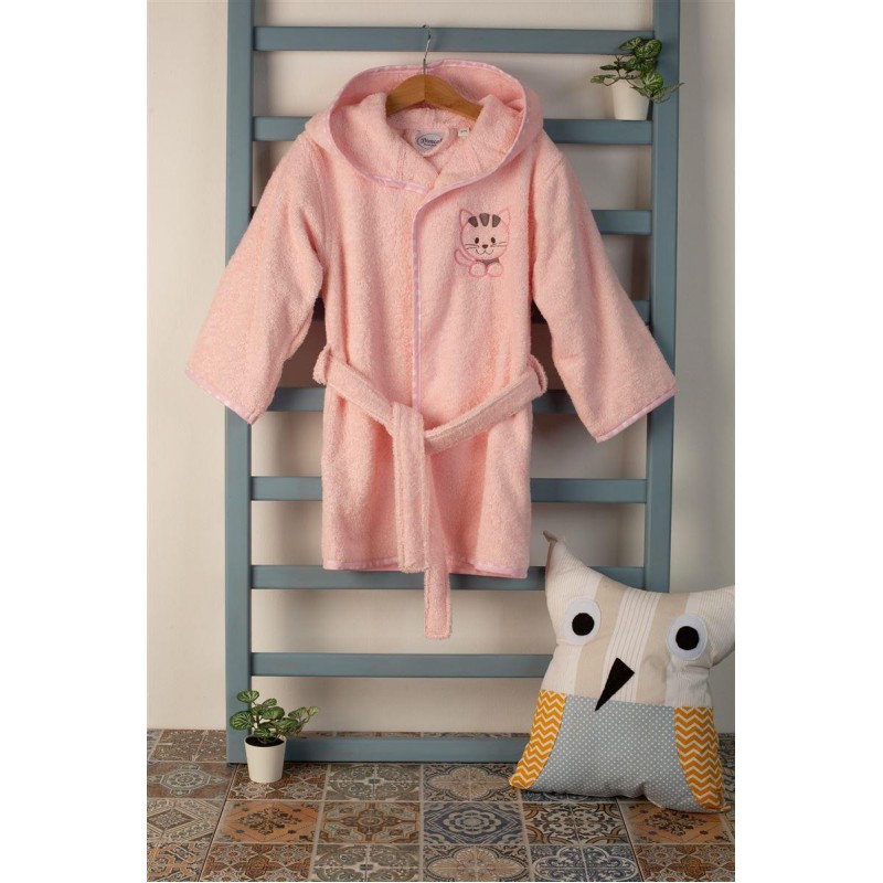 ΜΠΟΥΡΝΟΥΖΙ Με Κέντημα bebe Kitty 136 SIZE:04 Ροζ 100% Cotton