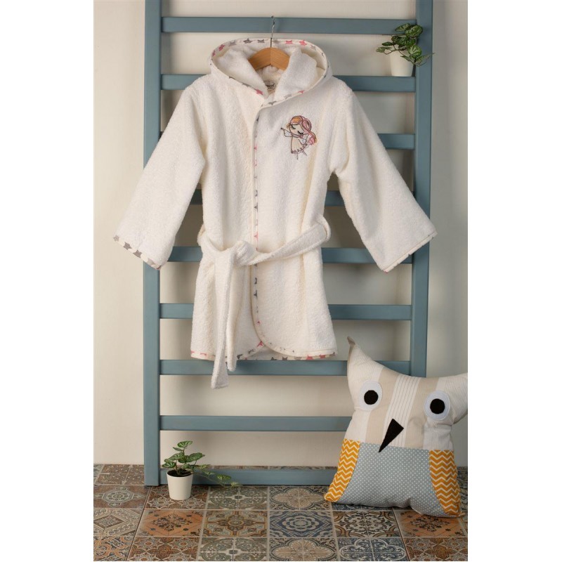 ΜΠΟΥΡΝΟΥΖΙ Με Κέντημα bebe Little Angel 142 SIZE:04 Λευκό 100% Cotton