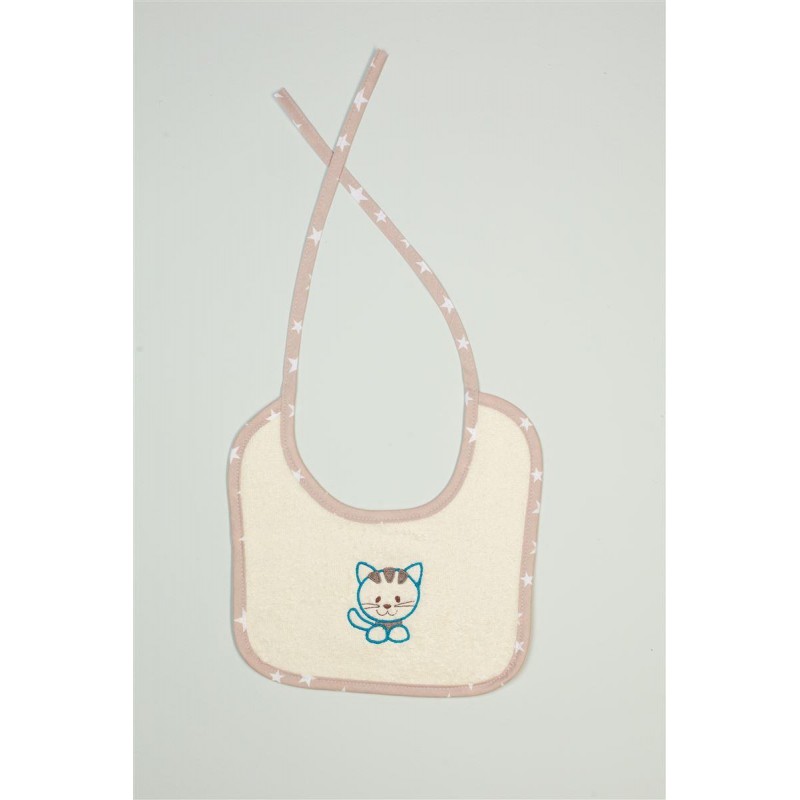 ΣΑΛΙΑΡΑ Με Κέντημα bebe Kitty 138 25X25 Εκρού 100% Cotton