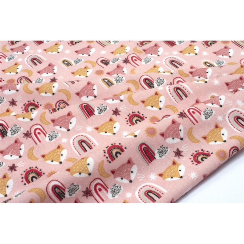 ΣΕΝΤΟΝΑΚΙ ΛΙΚΝΟΥ bebe Fox 52 80X110 Coral 100% Cotton Flannel