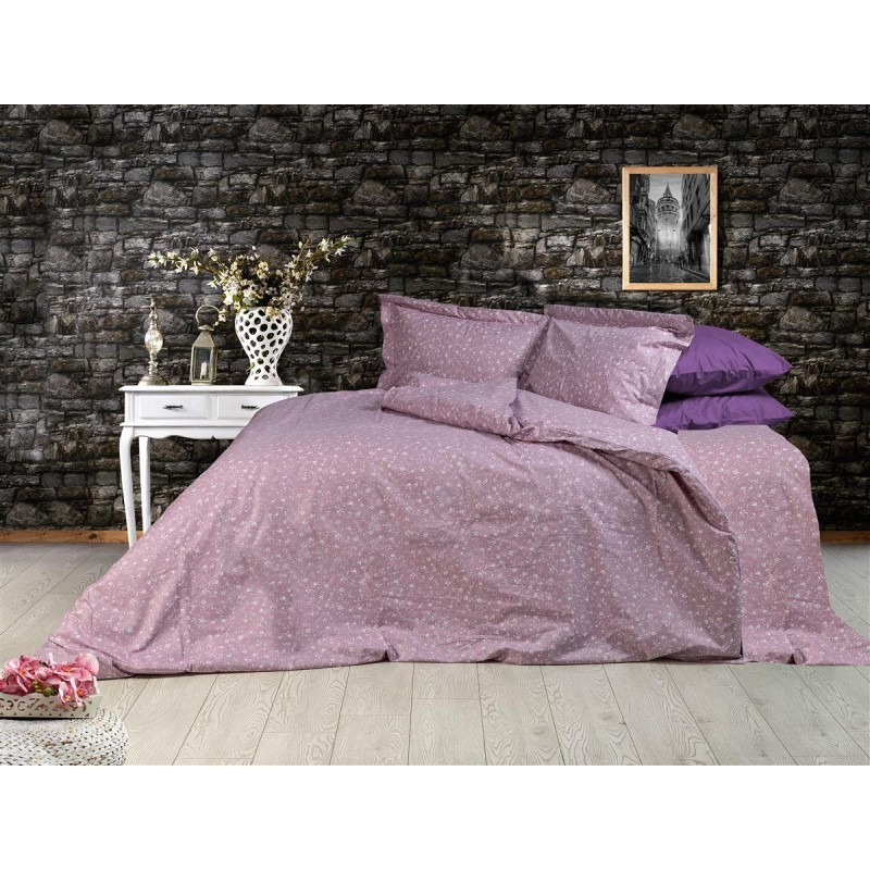 ΣΕΝΤΟΝΙΑ ΕΜΠΡΙΜΕ ΣΕΤ 3 τεμ Μυρτώ 349 160X240 Lilac 100% Cotton Flannel