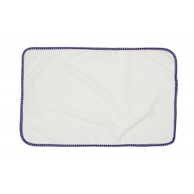 Σελτεδάκι Αδιάβροχο bebe 133 Πουά 50X80 Λευκό/Μωβ Cotton 100%