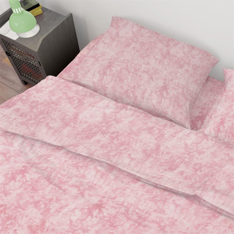 Σεντόνια Σετ 2 τεμ Premium Shadow 617 160X240 Pink 100% Cotton