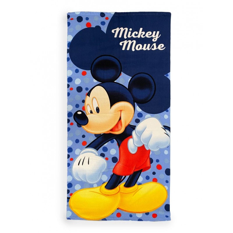 Πετσέτα Θαλάσσης Quick Dry Disney Home Mickey 16 70X140 Blue 100% Microfiber