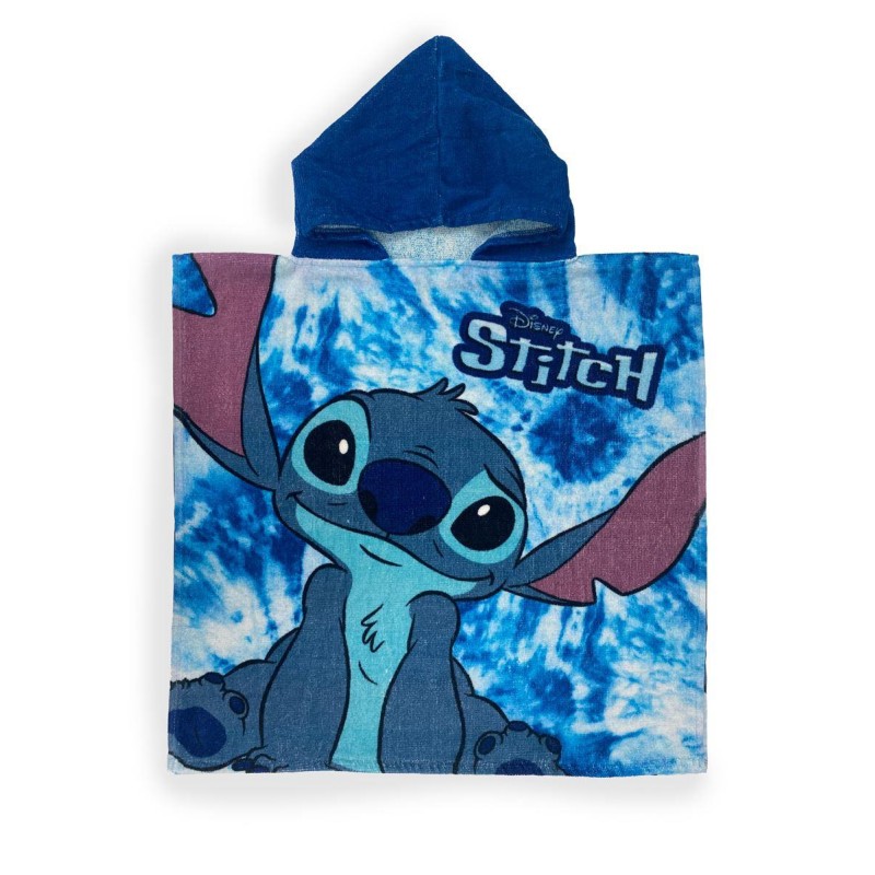 Πόντσο Θαλάσσης Quick Dry Disney Home Lilo & Stitch 35 50X100 Sky Blue 100% Microfiber