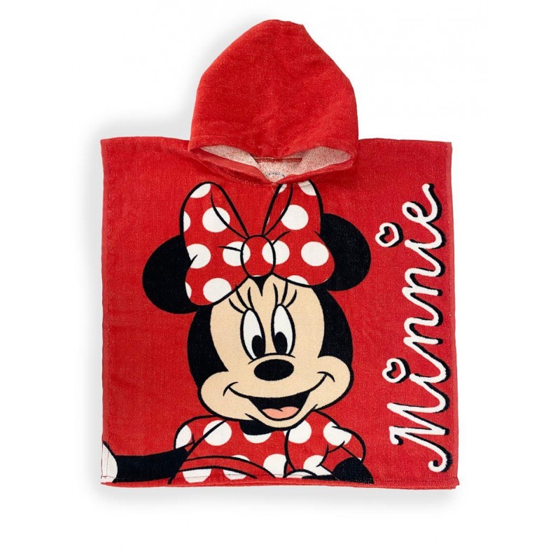 Πόντσο Θαλάσσης Quick Dry Disney Home Minnie 203 50X100 Red 100% Microfiber