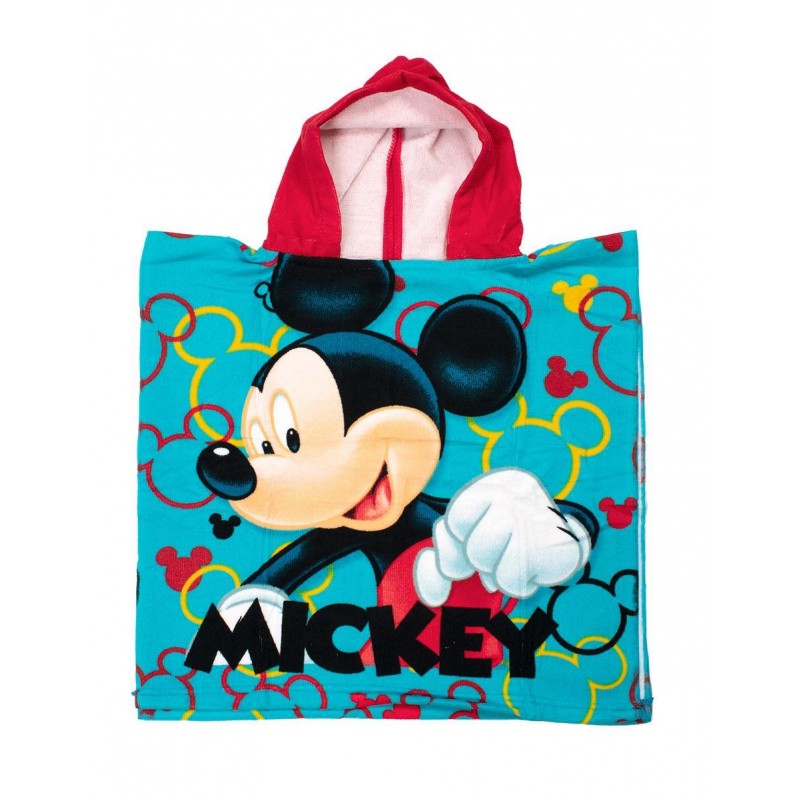 Πόντσο Θαλάσσης Quick Dry Disney Home Mickey 05 50X100 Sky Blue 100% Microfiber