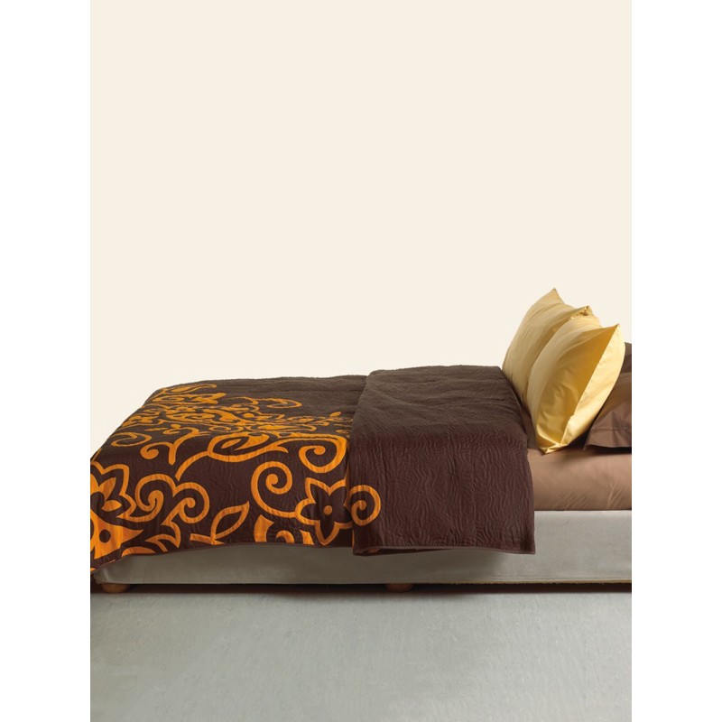 Κουβερλί Cotton Rich 160x260 SILVESTRE ORANGE/BROWN