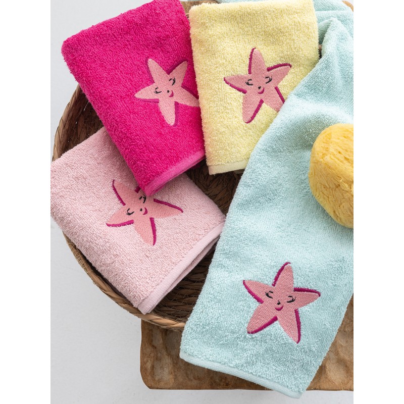 Σετ 4 Πετσετάκια Μπανιου Kids Bath 40x60 STARFISH