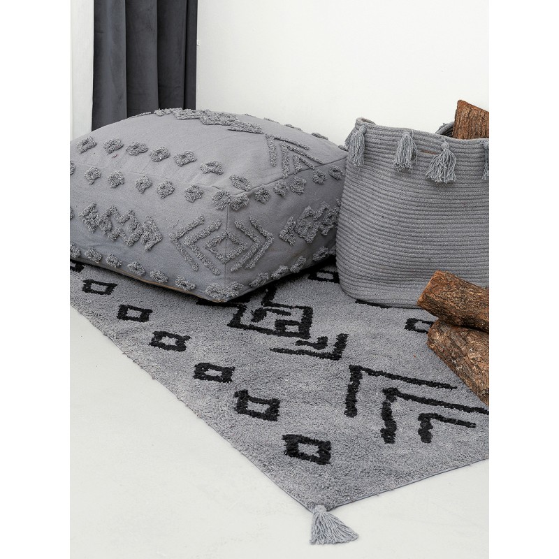 Διακοσμητικο Καλαθι Με Χερουλια Home Décor 30x40 FABIAN GREY