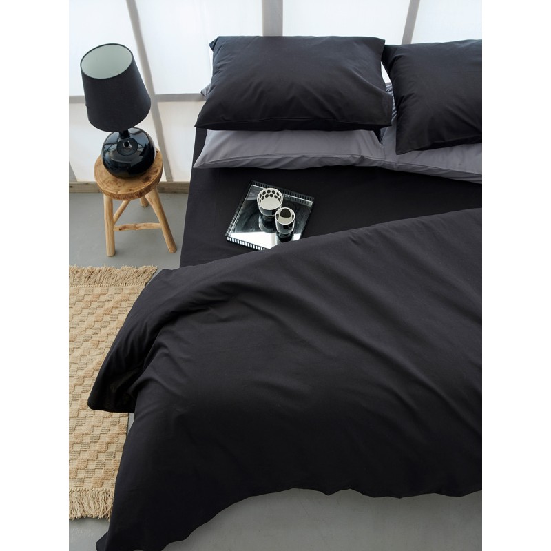 Σεντονι King Size Mix & Match ETOILE JET BLACK