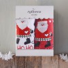 CHRISTMAS TERRY GIFT SET (1 ΑΓΙΟΣ ΒΑΣΙΛΗΣ) ΧΕΡΙΩΝ 2Χ(30Χ50) ΚΟΚΚΙΝΟ-ΛΕΥΚΟ