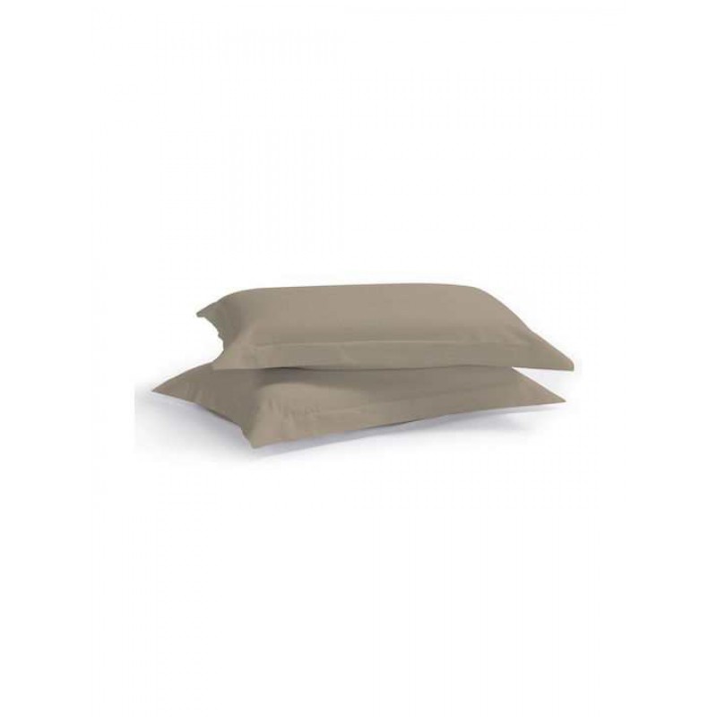 Aslanis Home Satin Plain Σετ Μαξιλαροθήκες Dusty Olive 50x70εκ. 2222223697095