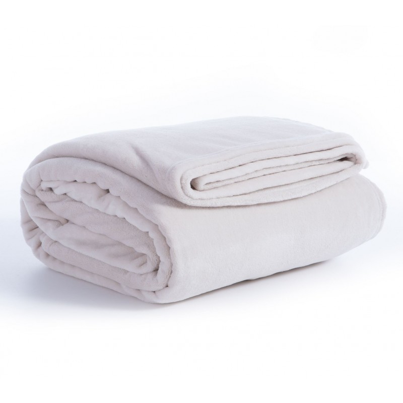 Nef-Nef Homeware Cosy Κουβέρτα Fleece Μονή 160x220εκ. Ecru