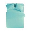 Nef-Nef Homeware Σεντόνι King Size με Λάστιχο 180x200+35εκ. Jersey 1019 Aqua