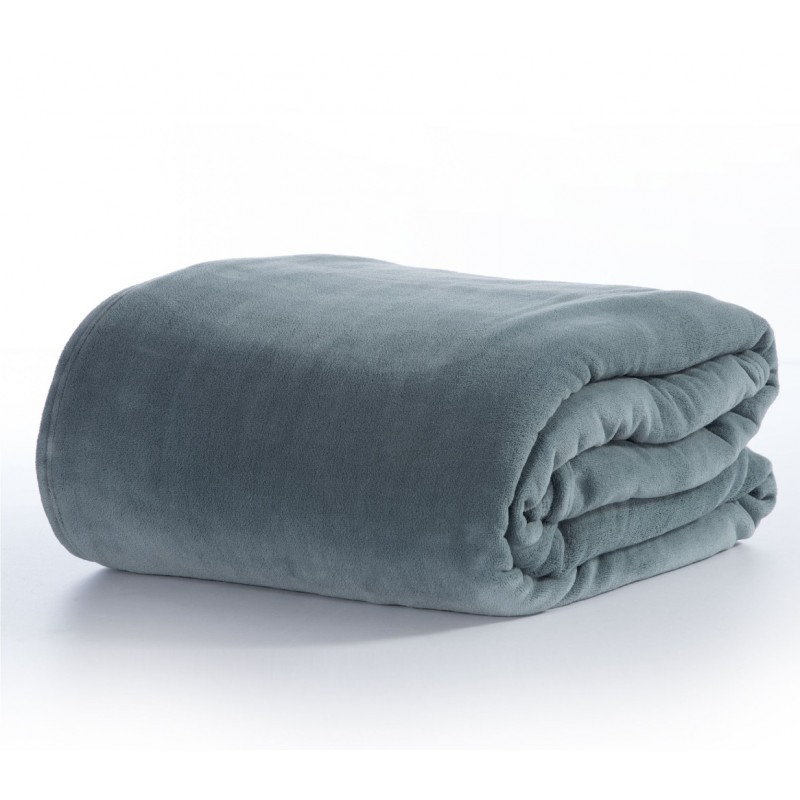 Nef-Nef Homeware Cosy Κουβέρτα Fleece Μονή 160x220εκ. Dusty Blue