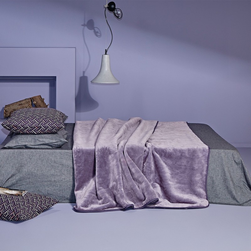 Kentia Notte Κουβέρτα Βελουτέ King Size 260x240εκ. 000072774 42 Mauve